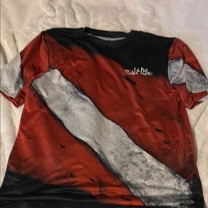 Salt Life Red and Black Graphic T-Shirt